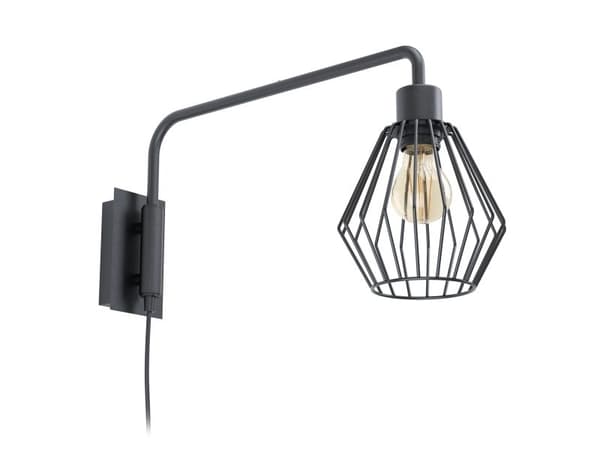EGLO TABILLANO 1 vegglampe E27 D500 sort