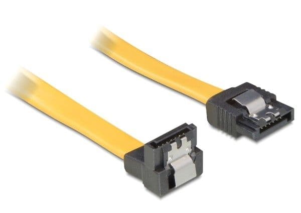 DeLOCK 0.7m SATA Cable, 0,7 m, Keltainen