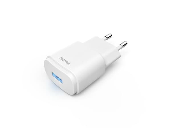 Hama - Strømadapter - 6 watt (USB) - hvit