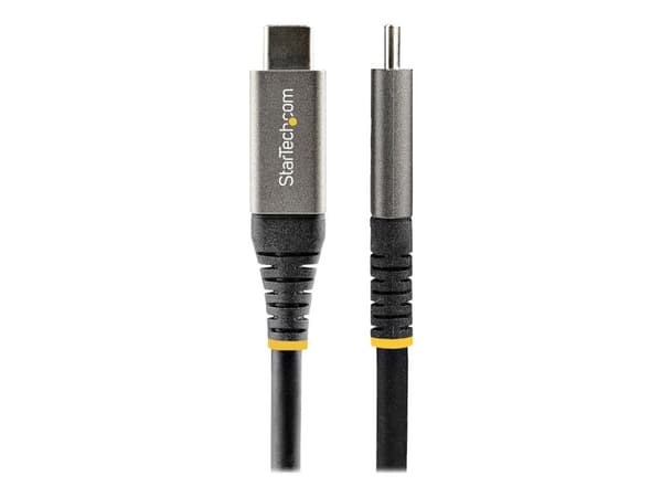 StarTech.com USB315CCV2M, 2 m, USB C, USB C, USB 3.2 Gen 1 (3.1 Gen 1), 5000 Mbit/s, Musta, Harmaa
