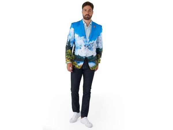 OppoSuit Bob Ross blazer