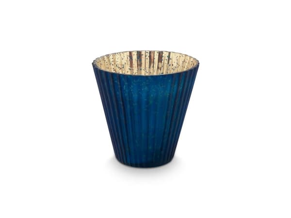 PIP Studio Set/3 TeaLight Blue 10x10.5
