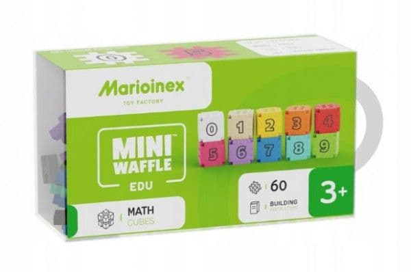 Marioinex Klocki Mini Waffle Edu - Matematiske kuber 60 elementer