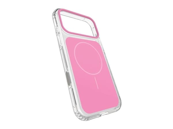 SBS Block Case-etui til iPhone 18 Pro Max, kompatibelt med MagSafe – rosa