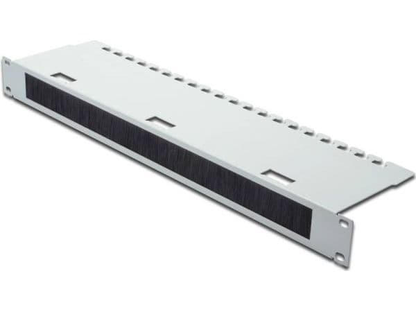 Digitus DN-19 ORG-3U - Rackpanel för kabelhantering - ljusgrå, RAL 7035 - 1U - 19"