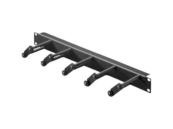 Rittal DK - Rackpanel för kabelhantering - RAL 9005 - 1U - 19" - för TS IT