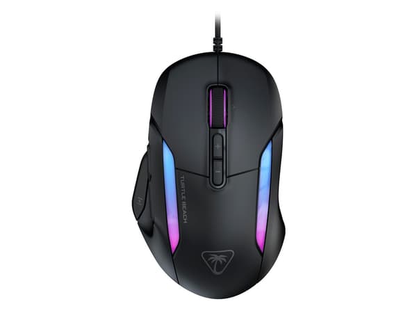 Turtle Beach Kone II - Mus - ergonomisk - optisk - 7 knapper - kablet - USB - svart