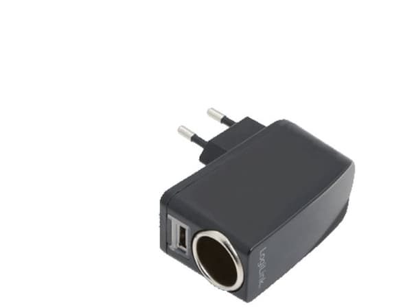 LogiLink PA0046, Innendørs, Cigartenner/lighter, USB, 5 V, Sort