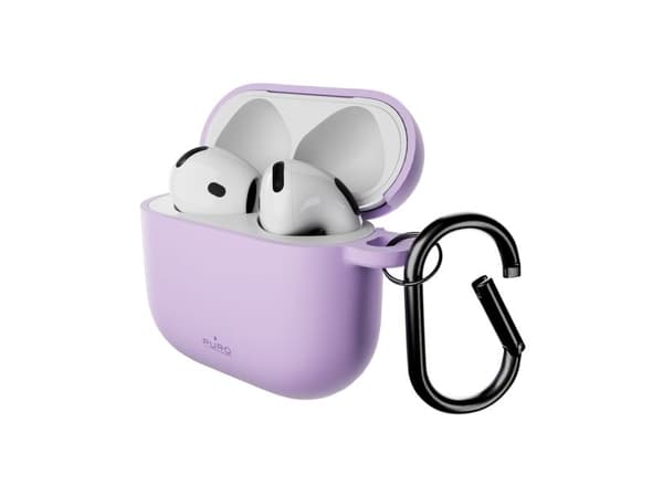 Puro Icon-deksel til AirPods 4 - lilla