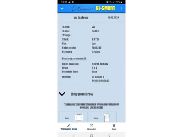 Prodig-tech GL-SMART-8 bil lakktstykkelsesmåler