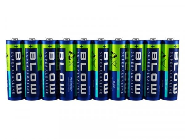 Blow 82-493# super alkaline AA LR6-batterier, 10 st