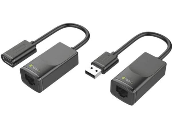TECHly USB extender on Cat.5E/6 60m cable - USB-förlängningskabel - upp till 60 m