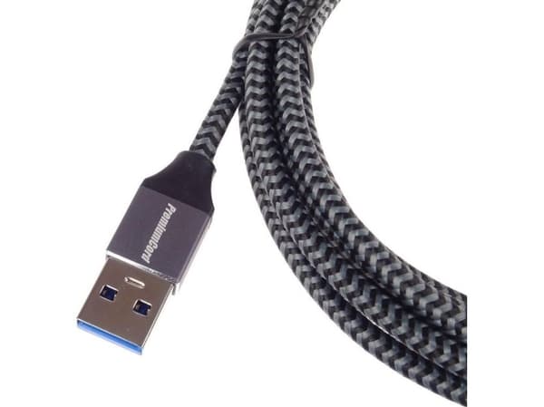 USB-kabel PremiumCord USB-A til USB-C 2 m svart/grå (ku31cs2)