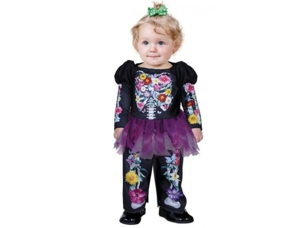 Blomster Skelet kostume