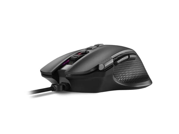 Sharkoon SHARK Force 3 - Mus - optisk - 8 knapper - kablet - USB - svart