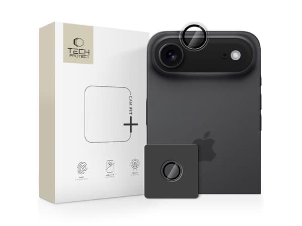 Tech-Protect kamerasäkerhet: TECH-PROTECT CAMRING FIT+ för iPhone 17 Air, clear