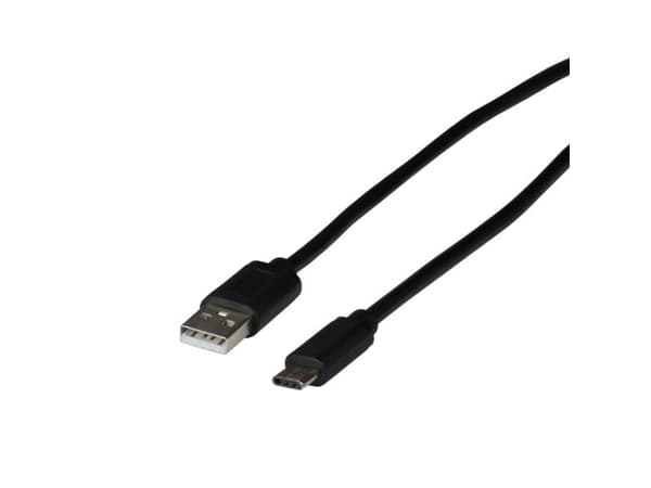 EFB Electronics EBUSBC-USB20AK.1, 1 m, USB C, USB A, USB 2.0, 480 Mbit/s, sortering