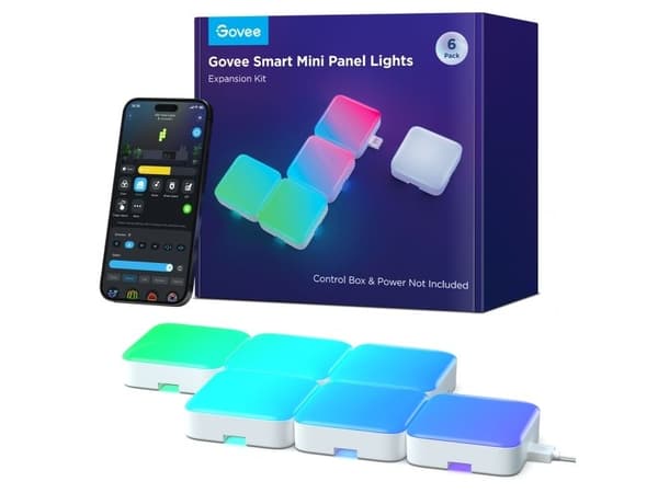 Govee Smart Mini Panel Lights förlängning 6-pack