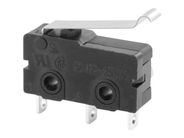 TRU COMPONENTS Mikrokontakt TC-MS03 5 A Tastende 1 stk
