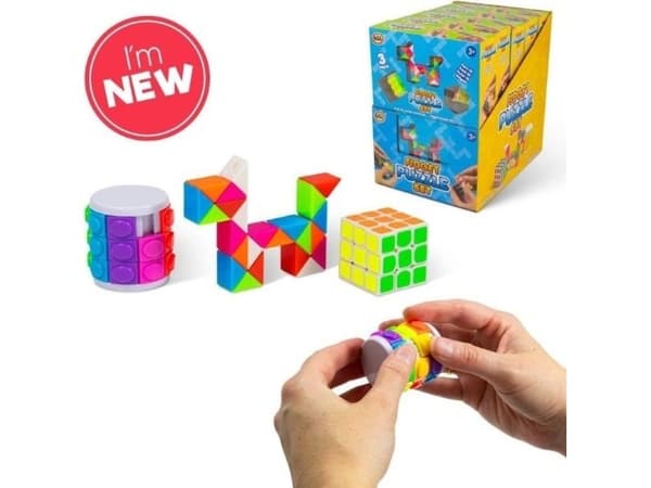 3kpl Fidget palapelit setti