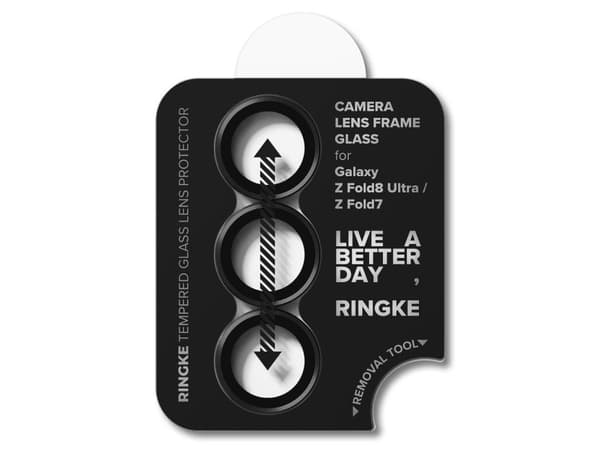Ringke CAMERA FRAME 2-pack till Galaxy Z Fold 7 / 8 ULTRA black