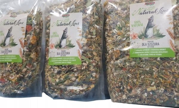 ALEGIA Natural Line torrfoder för råttor - 2,5 kg