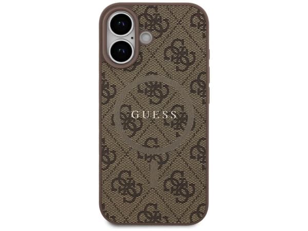 Guess 4G Ring Classic MagSafe-skal för iPhone 17 - brun