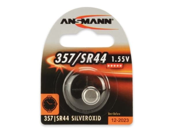ANSMANN - Batteri SR44 - sølvoksid - 158 mAh