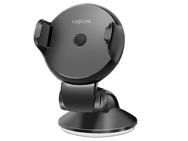 LogiLink Car smartphone holder, 4.5–7", 360° rotatable, for dashboard/windscreen