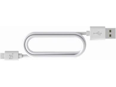 Bluelounge 0.2m, Micro-USB, 0,2 m, USB A, Micro-USB B, Uros/uros, Valkoinen
