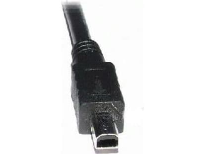 USB-kabel USB-A til miniUSB 2 m svart (17077)