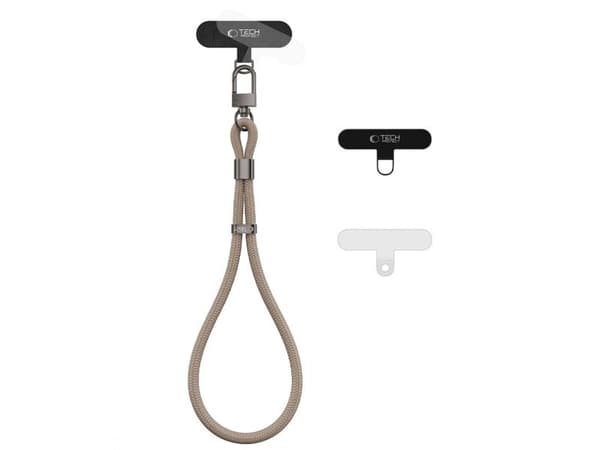 Tech-Protect C11S Rope Wrist Strap for Phone - Beige