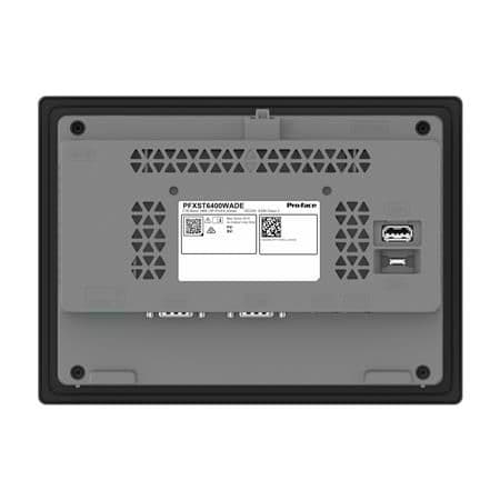 SCHNEIDER ELECTRIC 7"W touchpanel-display, 2COM, 2Ethernet, USB host&device, 24VDC, GP-ProEX-modell
