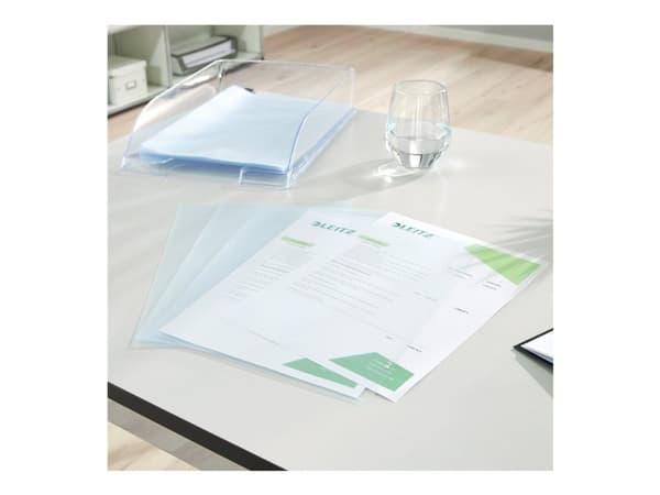 Dekk Leitz PP 130my med preging A4 - (100 stk.)