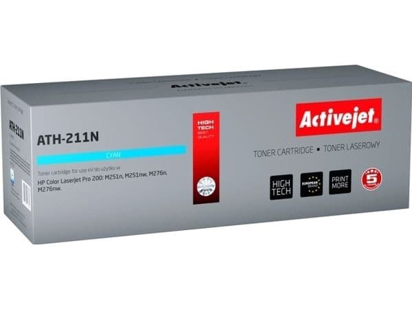 Activejet ATH-211N, 1800 sider, Cyan, 1 stykker