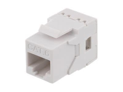 DELTACO - Modulär insättning - CAT 6 - RJ-45 - vit