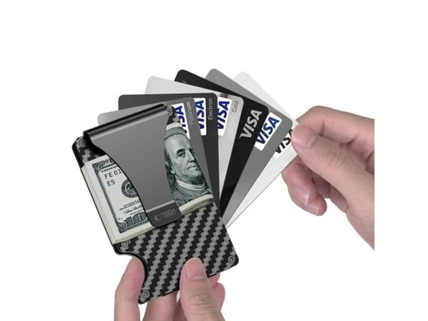 Tech-Protect TECH-PROTECT THORN RFID CARD WALLET CARBON BLACK