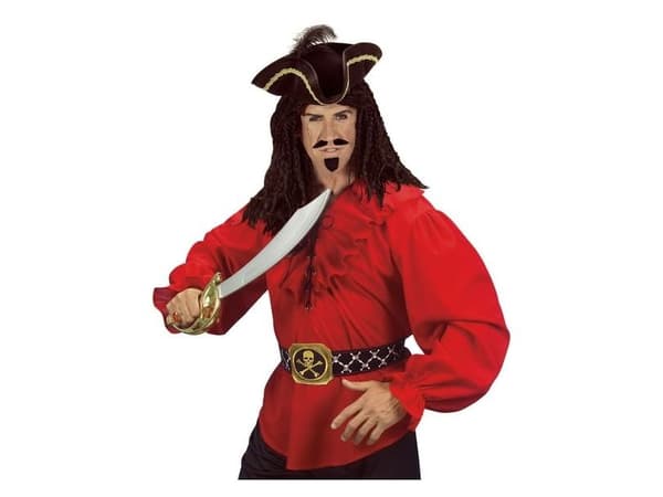 Röd piratskjorta