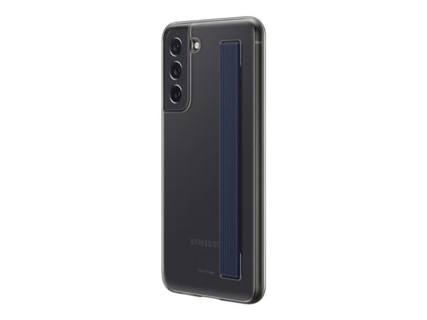 SAMSUNG S21 FE Clear Strap Cover Dark Grey