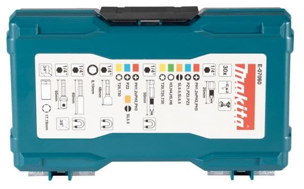mAKITA E-07060 30-delad vridnyckelsats