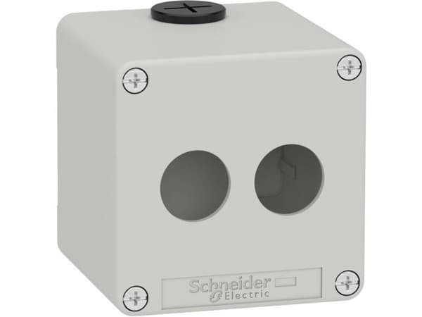 Schneider Harmony XAP Kontrollkabin tom grå 2 XAPD1502-porter