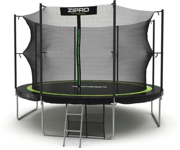 Zipro Trampolin med net og stige Ø374cm
