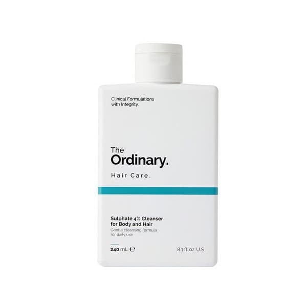 The Ordinary Sulphate 4% rensemiddel til hår og kropp - 240 ml