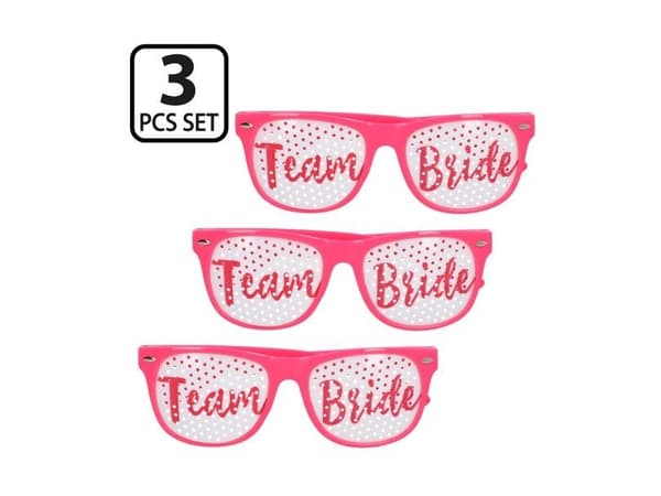 Team bride briller, 3 stk