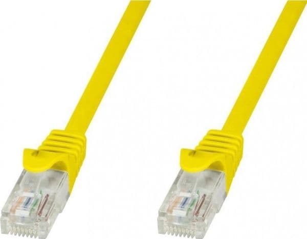 Techly Techly Patch johto Cat5e UTP 0,25m żółty CCA