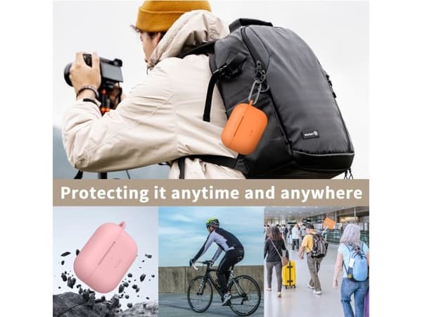 Tech-Protect silikon krokdeksel til AirPods Pro - oransje