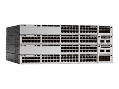 Cisco Catalyst C9300-48S-E, Hallittu, L2/L3, Täysin kaksipuolinen, Telineasennus