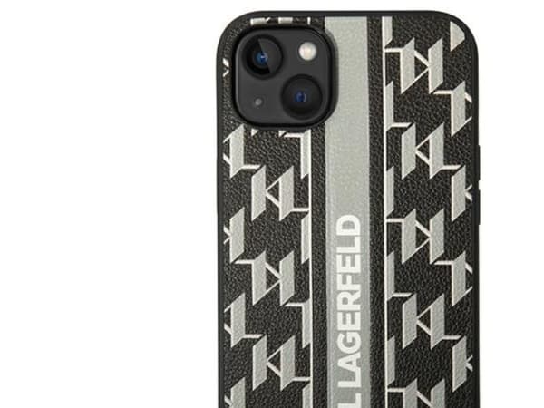 Karl Lagerfeld KLHCP14MPGKLSKG iPhone 14 Plus 6.7" hardcase grå/grå Monogram Stripe