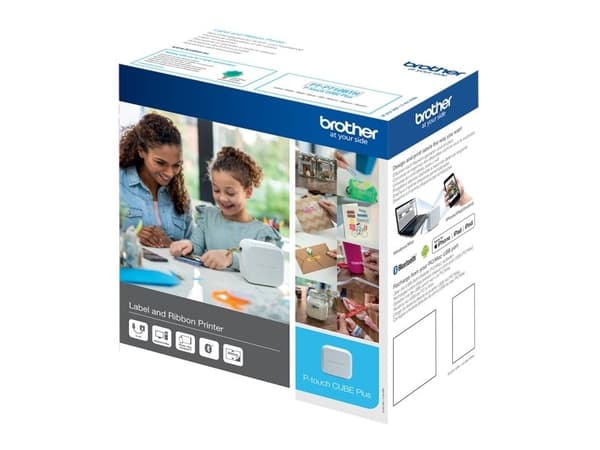 Brother PT-P710BT Cube Plus labelprinter Bluetooth - hvid