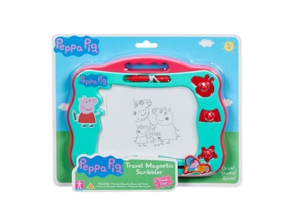 PEPPA ACTIVITY TRAVEL magnetisk skrivplatta